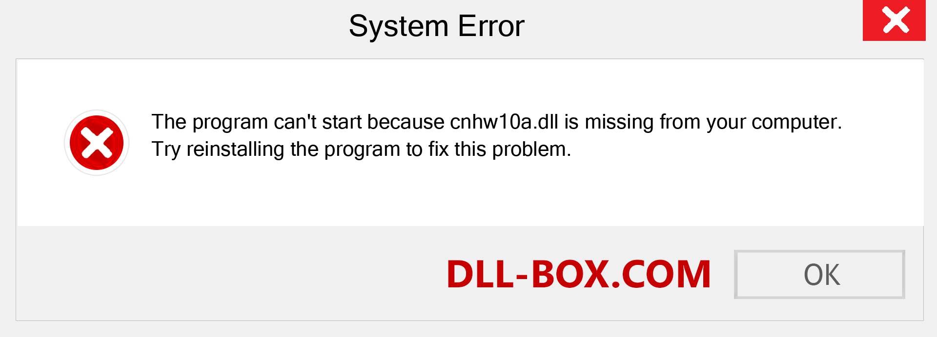  cnhw10a.dll file is missing?. Download for Windows 7, 8, 10 - Fix  cnhw10a dll Missing Error on Windows, photos, images