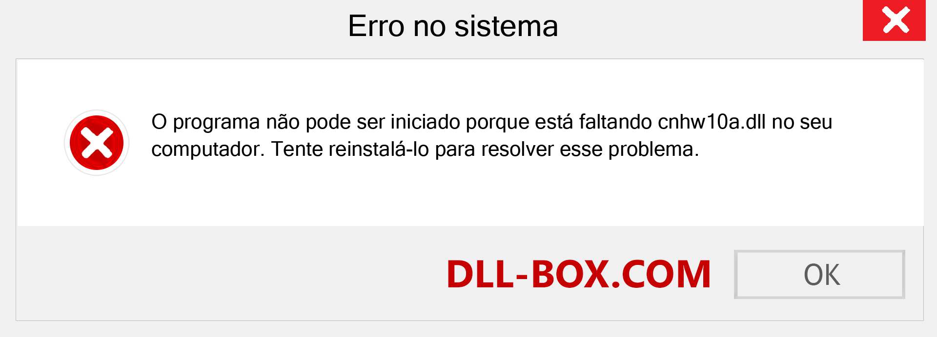 Arquivo cnhw10a.dll ausente ?. Download para Windows 7, 8, 10 - Correção de erro ausente cnhw10a dll no Windows, fotos, imagens